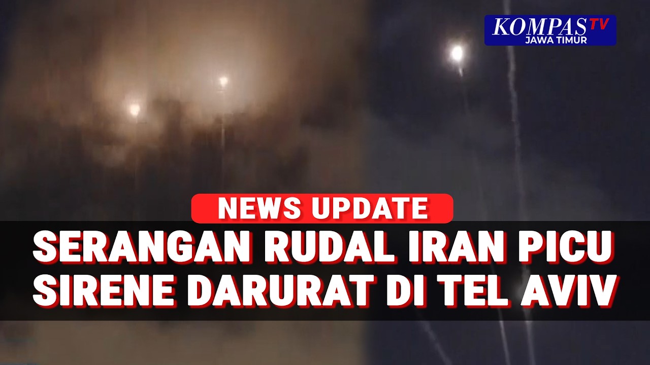 Rudal Iran Tembus Iron Dome Israel, Sirene Tel Aviv Meraung!