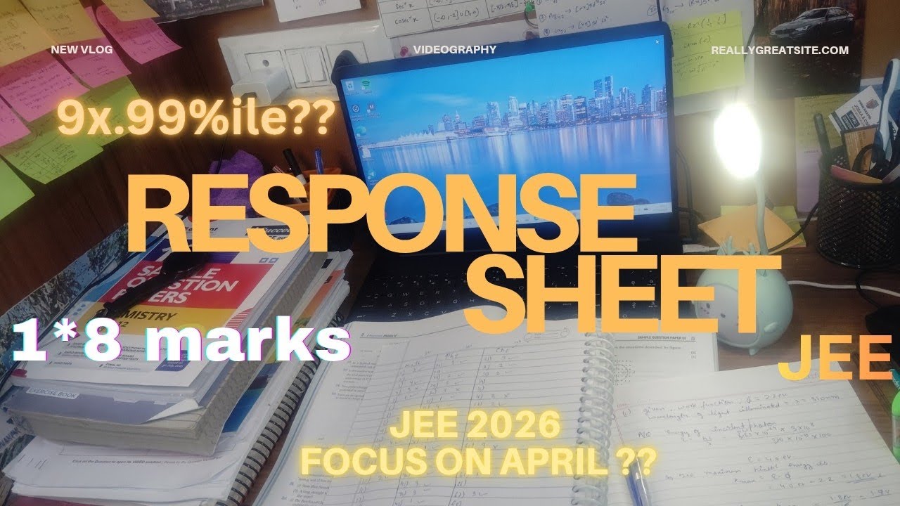 JEE Main Response Sheet Analysis | My Score & Expected Percentile (Reality Check)🙃#jeemain 