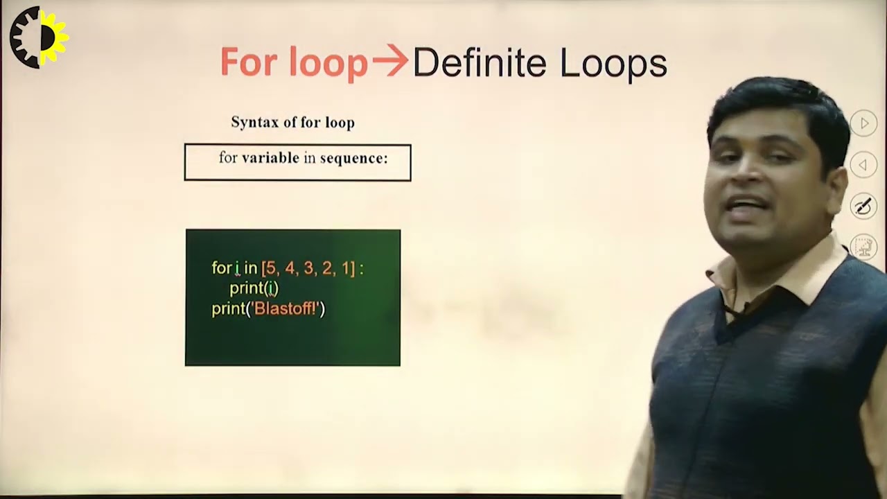 PYTHON PROGRAMMING LECTURE 02 '' Python Loops'' By Mr. Sarvachan Verma, AKGEC