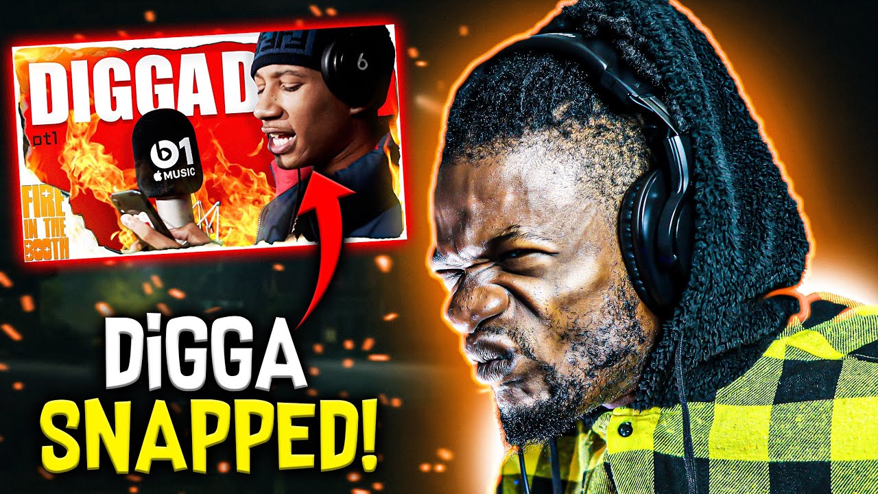 I BEEN SLEEPIN ON DIGGA D! | Digga D - Fire In The Booth (REACTION)