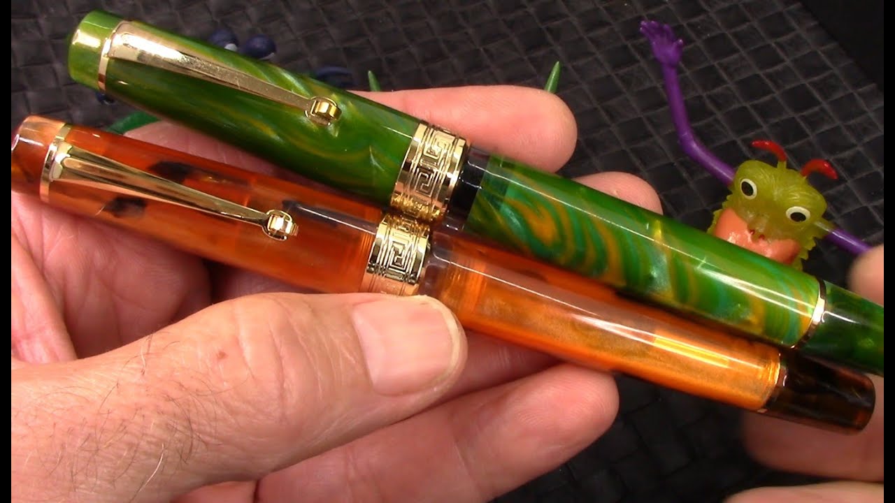 Asvine P20 Amber Fountain Pen Review