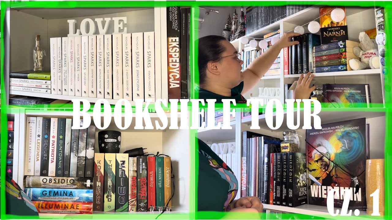 Oliwkowy BOOKSHELF TOUR cz.1
