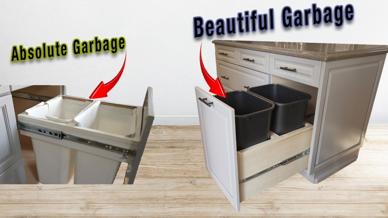 DIY Pull-Out Trash & Recycling Drawer | Game-Changing Kitchen Upgrade!