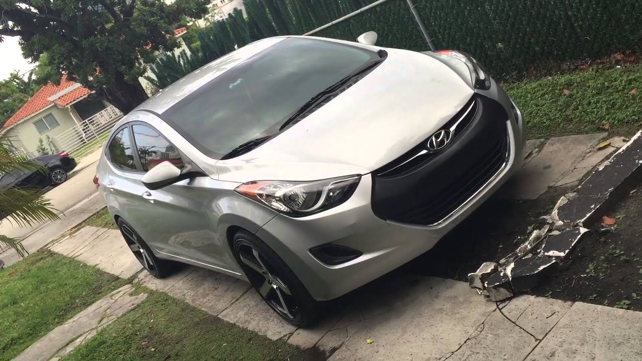 2012 Hyundai Elantra on 20' rims.