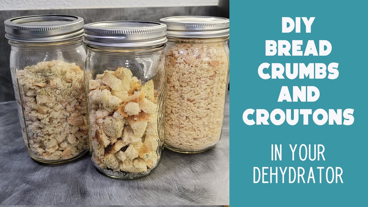 DIY Bread Crumbs, Croutons & Stuffing Base with a Dehydrator | Pantry Staples | Holiday Prep