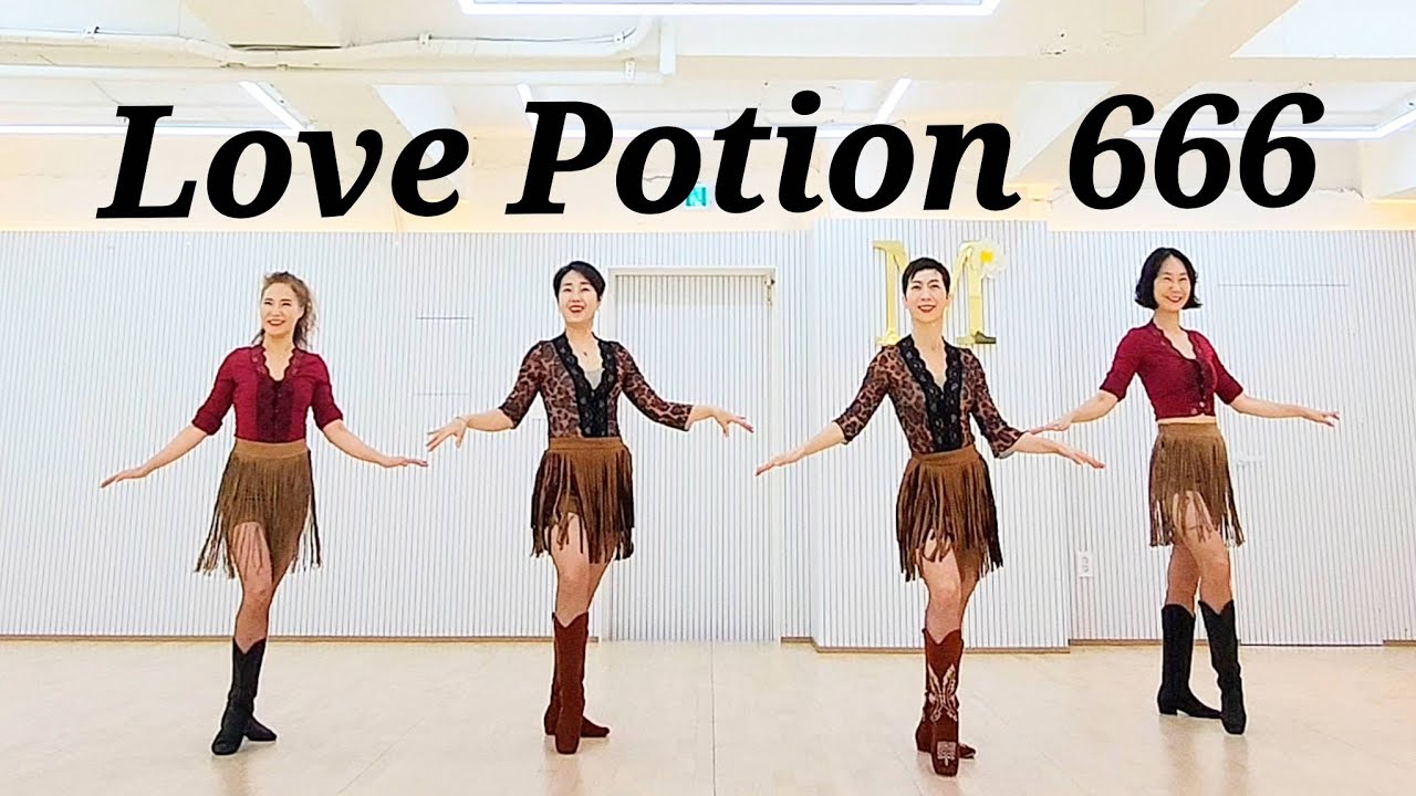 Love Potion 666 LINEDANCE/초급라인댄스/Choreo:Rob Fowler/성신여대입구6번출구 010-5469-9632 민정희 라인댄스배우는곳/