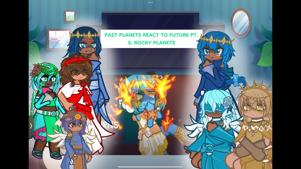 Past planets react to Rocky planets future 3/?? (MY AU)(Solarballs)(NOT OG) 950 special!
