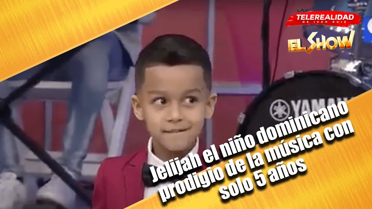 Jelijah el niño dominicano prodigio de la música con solo 5 años