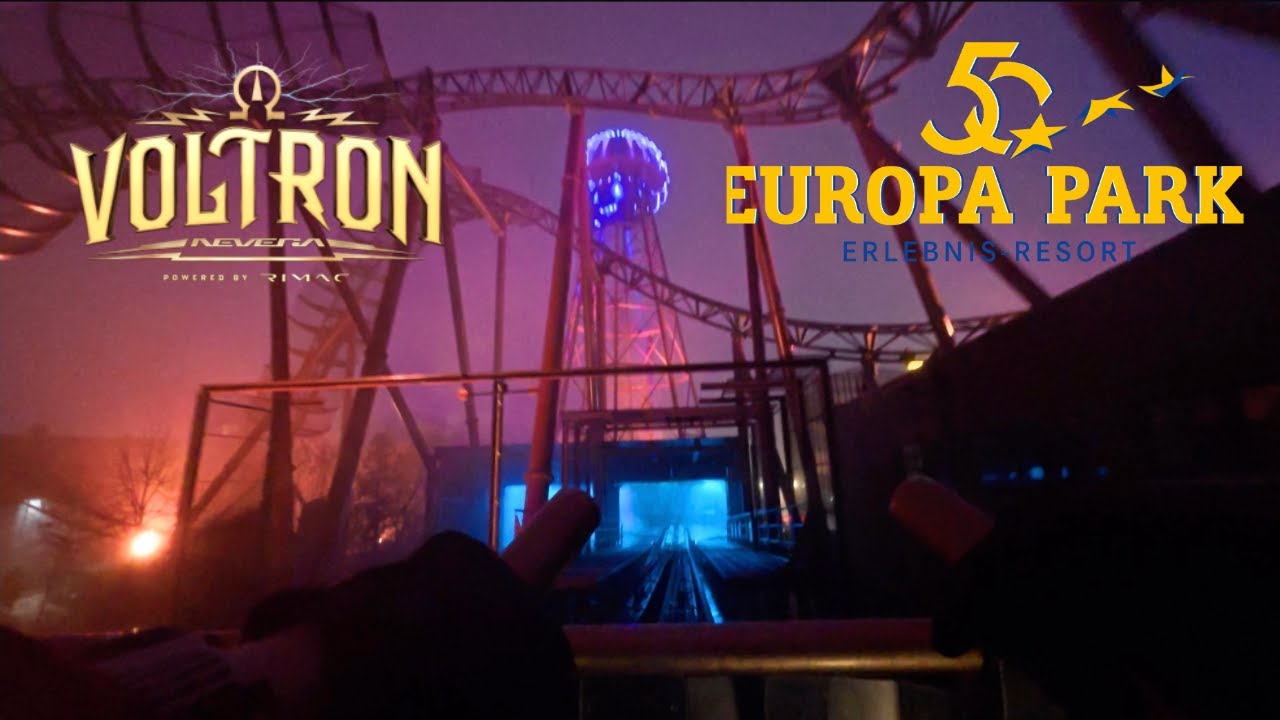 Voltron Nevera – Night Onride im Europa-Park [4K]
