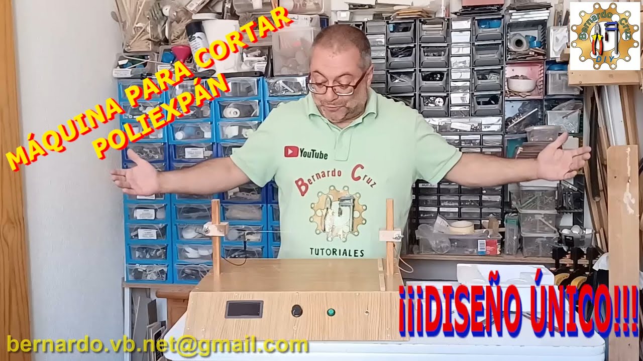 Nueva maquina de cortar poliespan, isopor, porexpan, corcho. NO VERAS OTRA IGUAL. Diseño unico