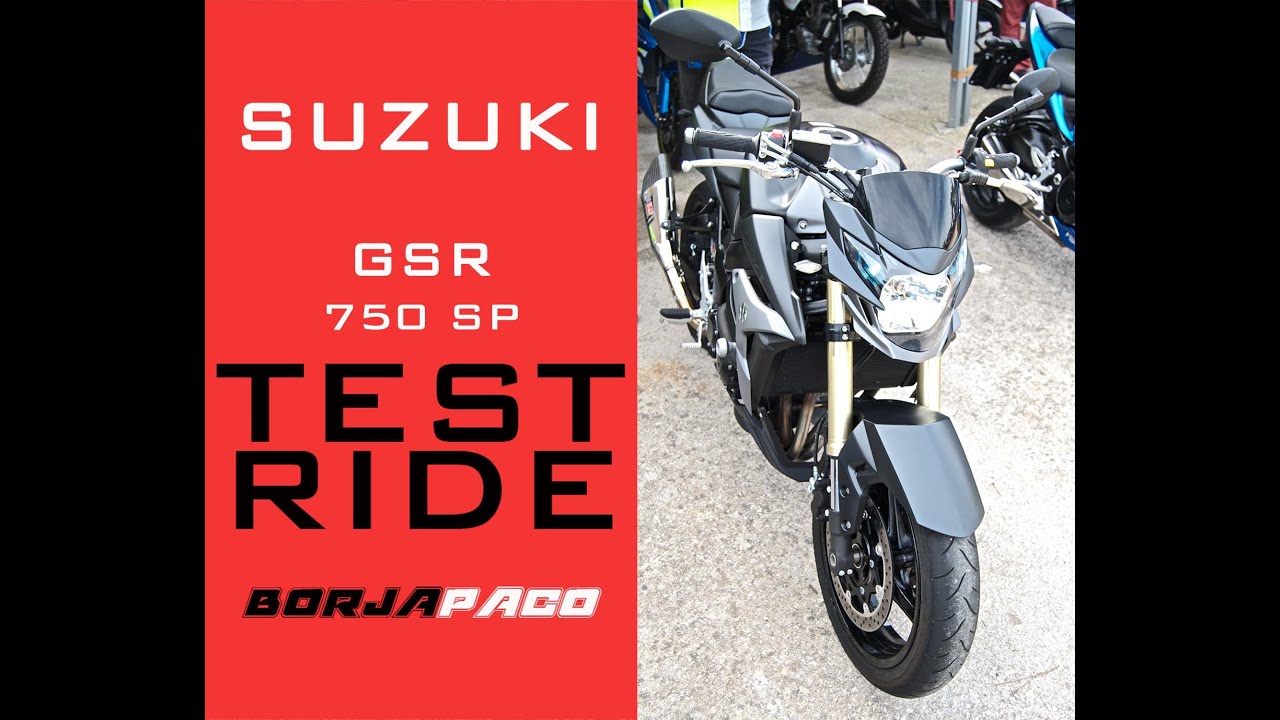 SUZUKI GSR 750 SP (2015) |Test Ride|