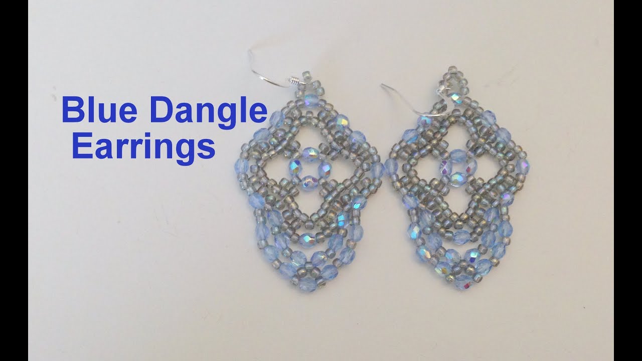 Easy Blue Dangle Earrings