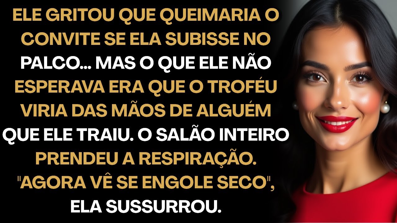 Se ela for homenageada, eu queimo o convite”, resmungou o marido — mas ele congelou ao ver quem...