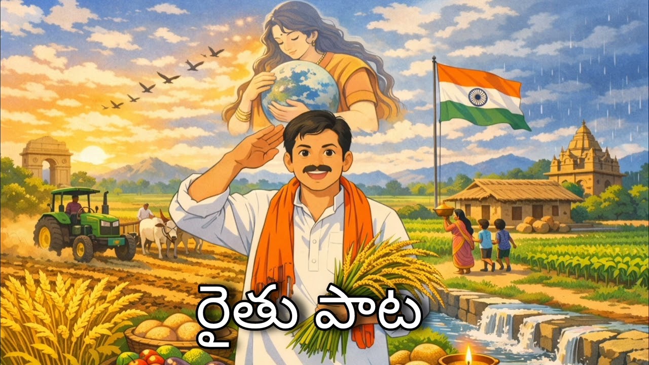 రైతు పాట / Farmer song / telugu lyrics song / #telugusong #lyricsongs #farmersong 