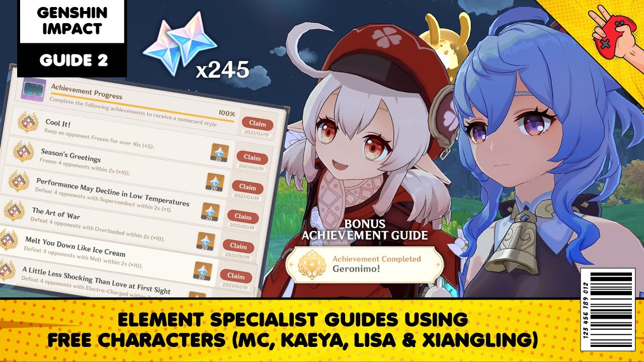 Genshin Impact Guide: Element Specialist Achievements