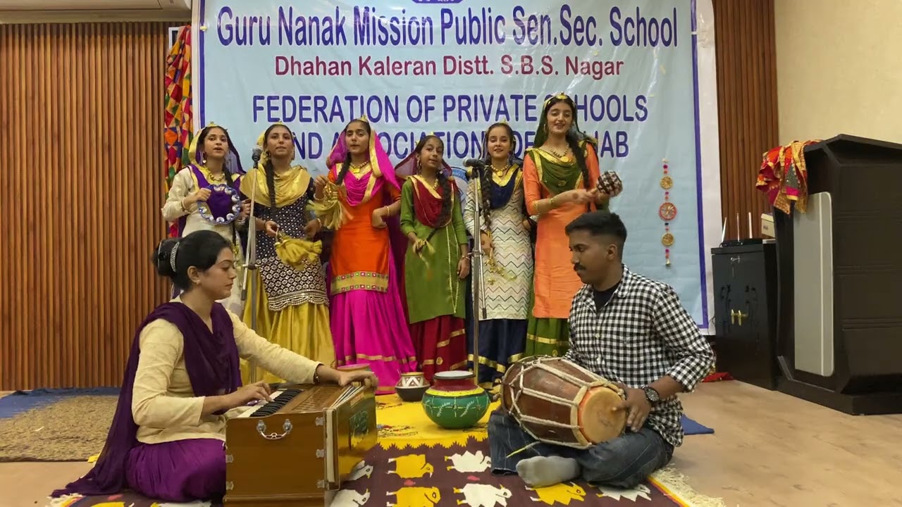 Indian Folk Song GROUP | Guru Nanak Mission Public Sen. Sec. School ,Dhahan Kaleran