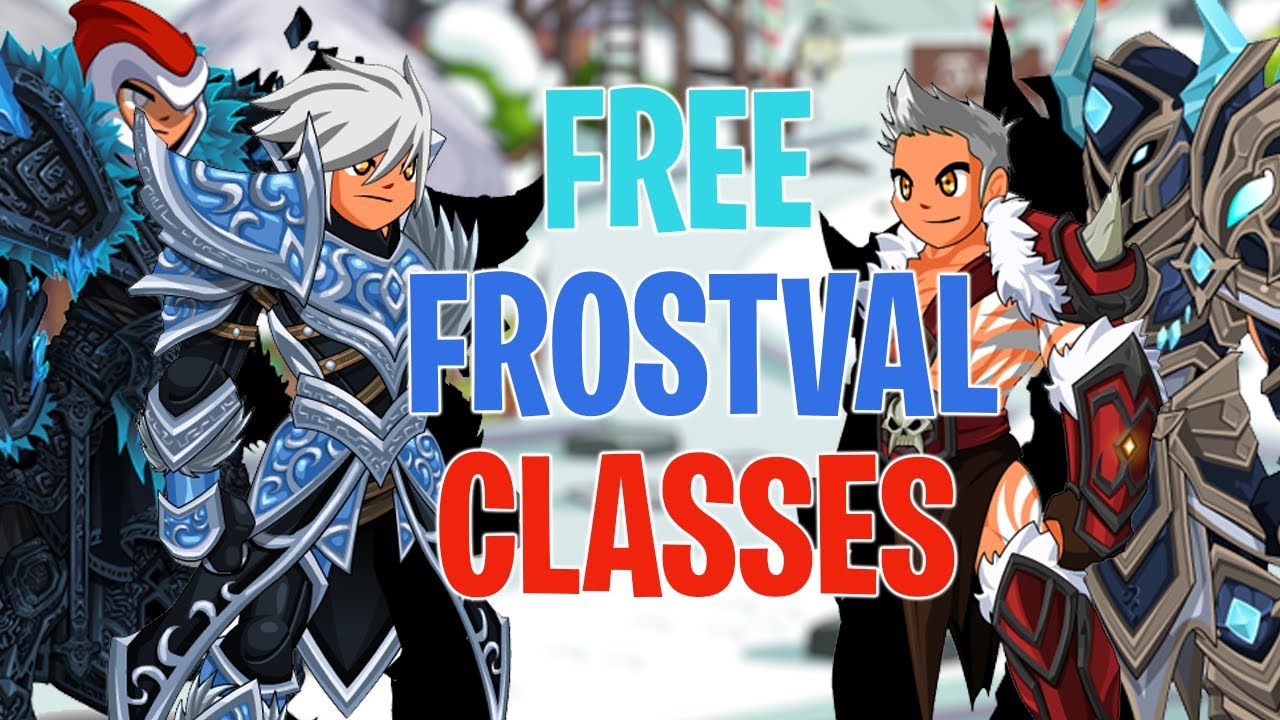 AQW The 4 Free Frostval Classes - Which You Must Get!