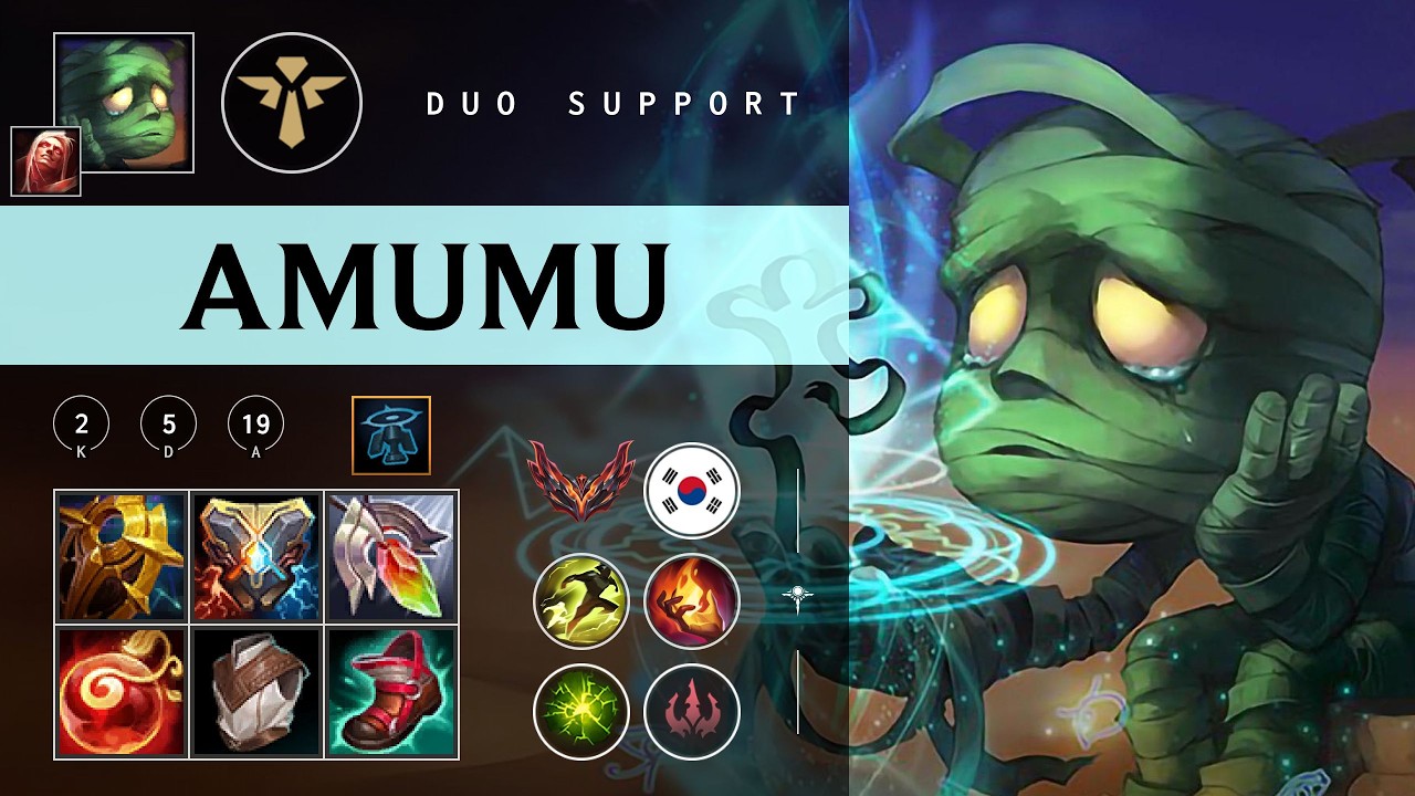 Amumu Support vs Braum - KR Grandmaster Patch 26.04