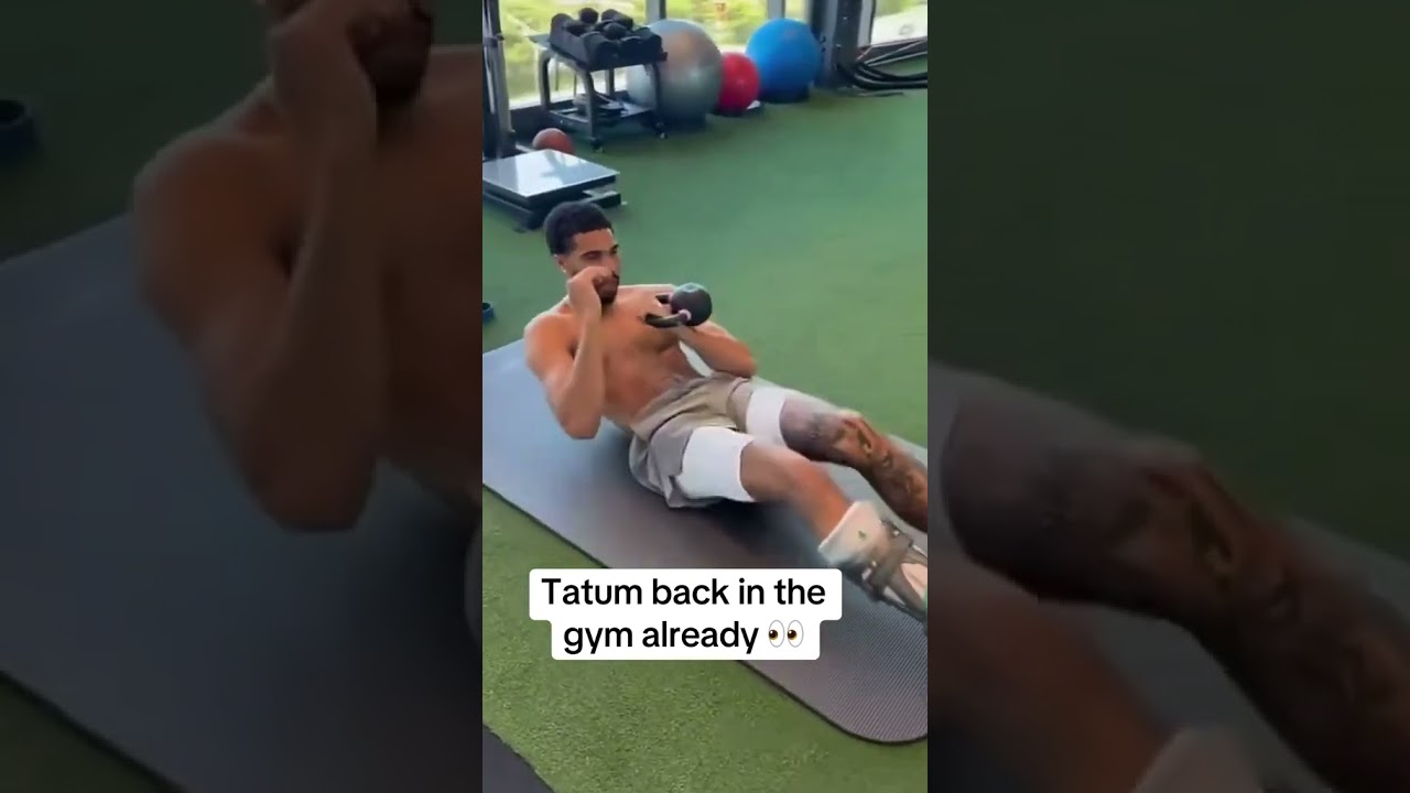 Wasting no time 😤 (via Jayson Tatum/Snapchat)