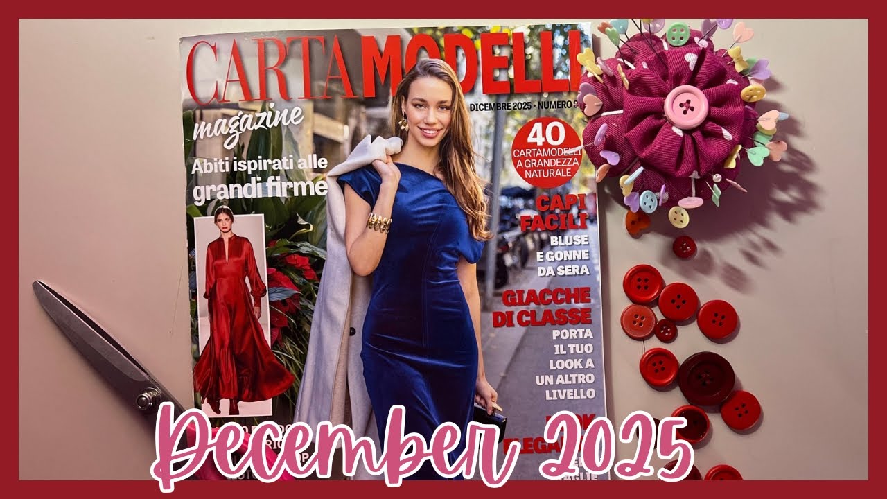 cartamodelli magazine dicembre 2025 #cartamodelli #sewing #patrones