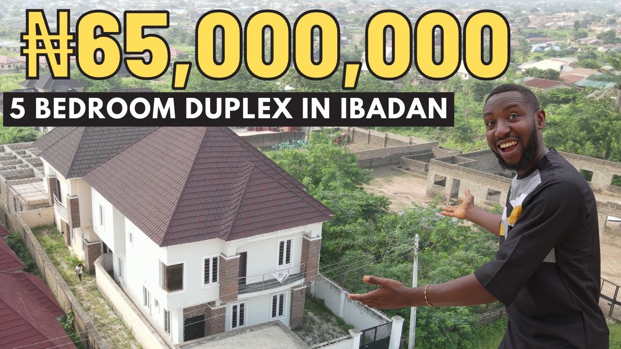 Exclusive Tour of a ₦65 MILLION ($112,500) 5 Bedroom Duplex in Ibadan