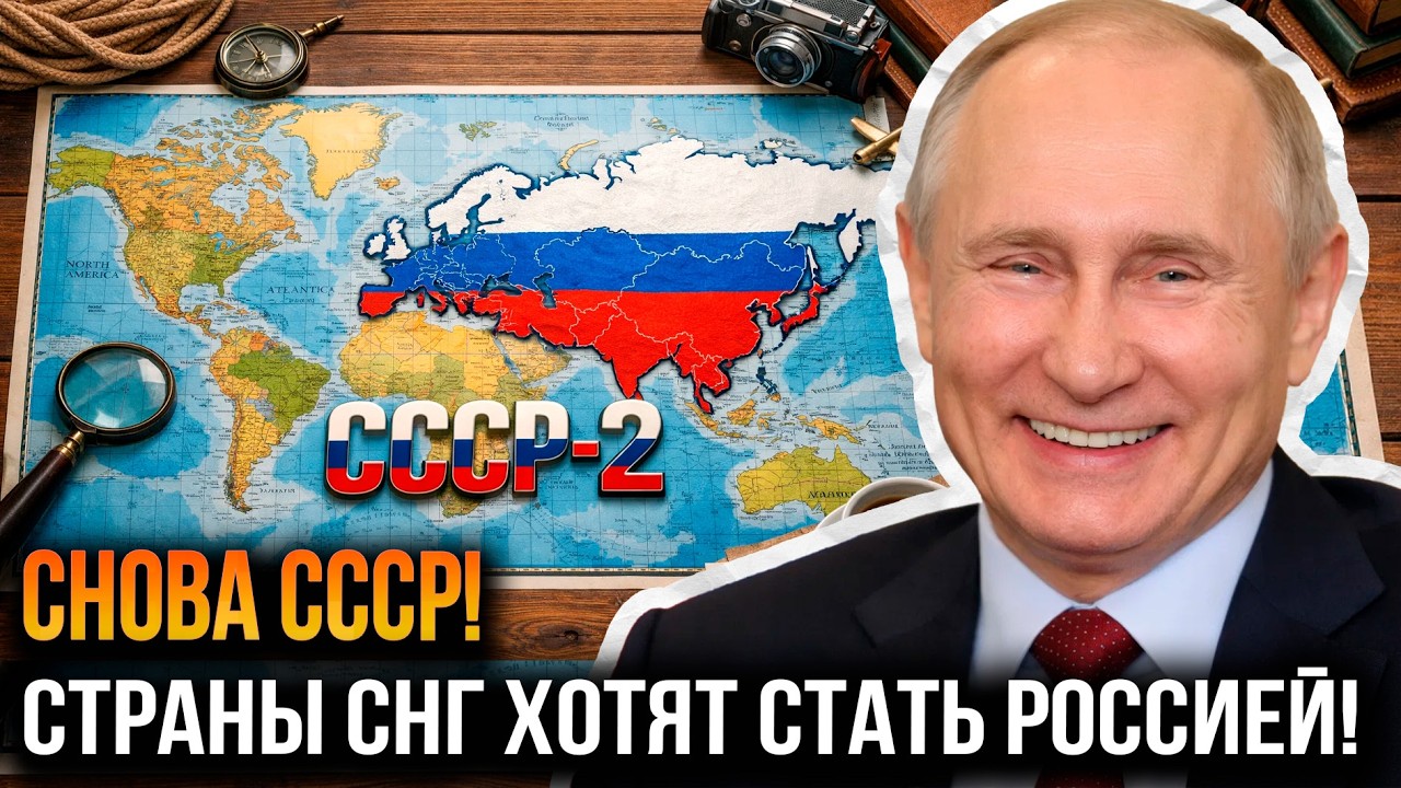 5 стран подали заявку на вступление в Россию — СССР 2.0 заставил Запад нервничать, конец ЕС!