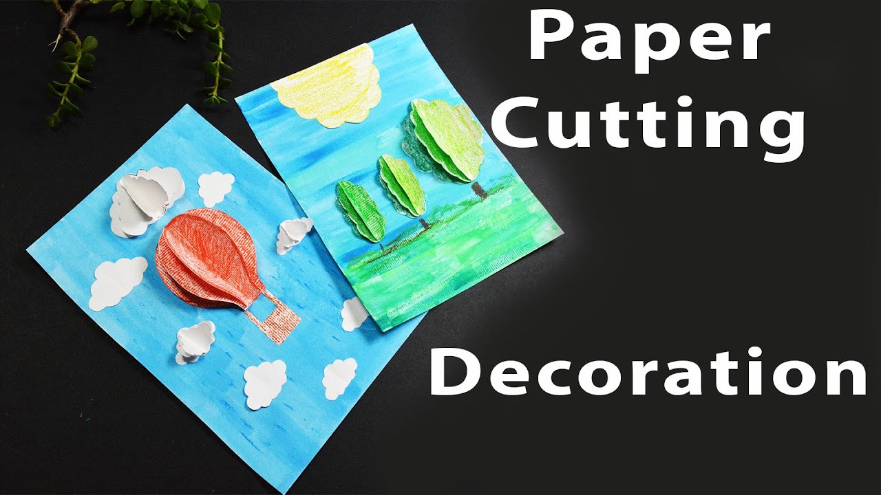 Paper cutting decoration | Art and Craft