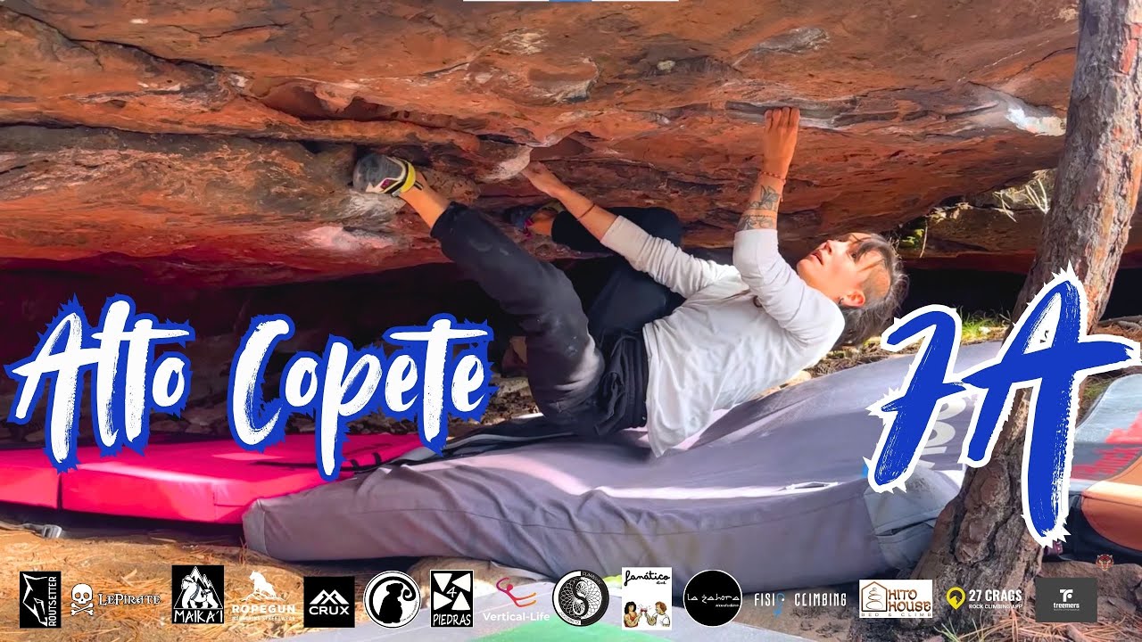 Alto Copete 7A | Albarracín Boulder | Sector Techos