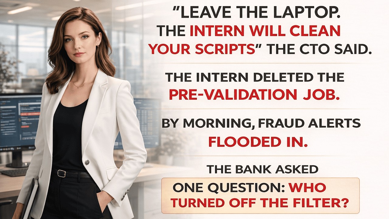 The Night an Intern Deleted the Fraud Filter — And the Bank Noticed