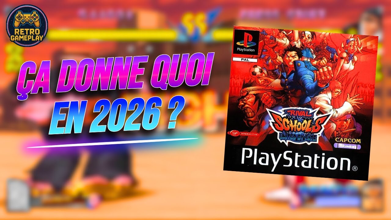 RIVAL SCHOOLS ÇA DONNE QUOI EN 2026 ? - RETRO GAMEPLAY FR