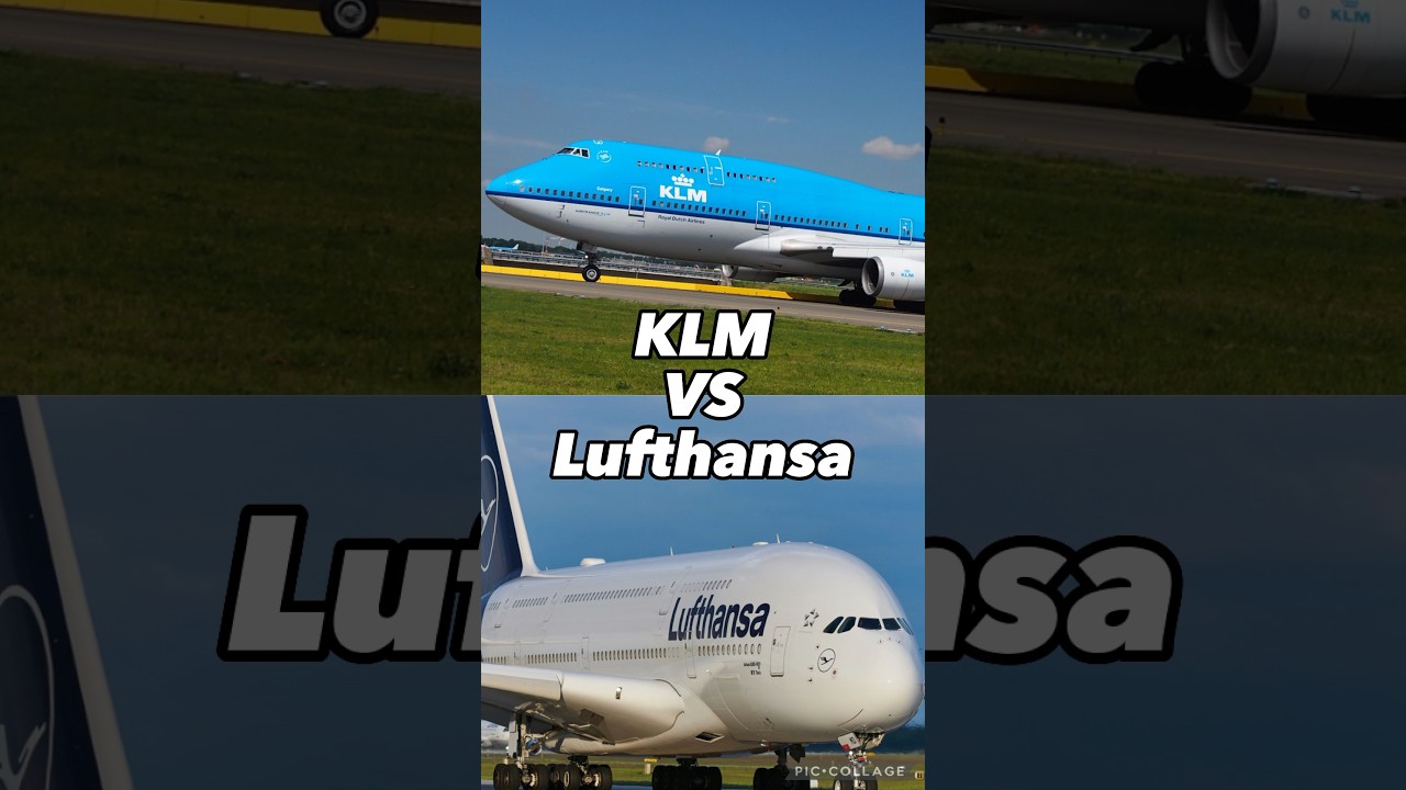 Lufthansa Vs KLM 🔥 #airplane #shortsfeed #aviation #airlines