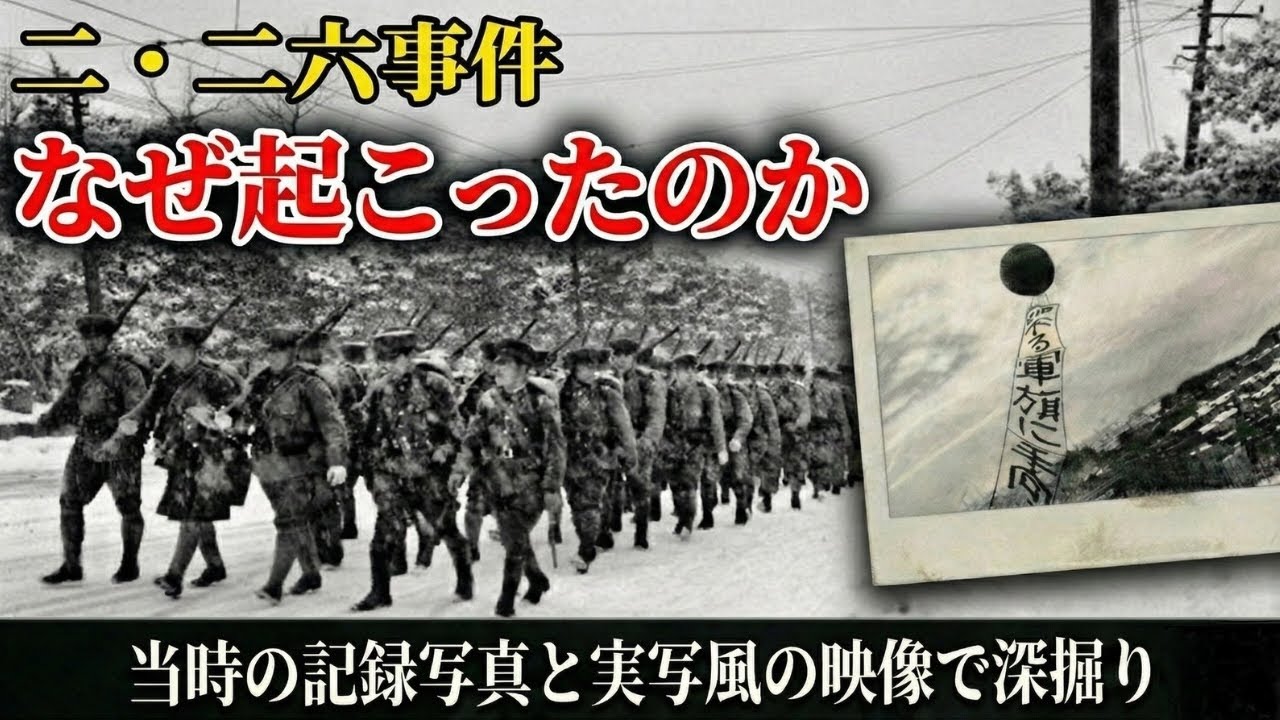 日本史最大のクーデター、二・二六事件はなぜおきその後日本はどの様に変わったのか