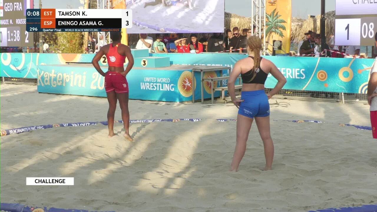 Karol TAMSON (EST) vs. Graciela Gaudencia ENINGO ASAMA (ESP) • Quarter Final • Women's BW 65Kg