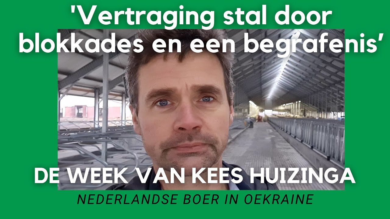 Oekraïne-vlogger Kees Huizinga: 'Vertraging stal door blokkades en een begrafenis’