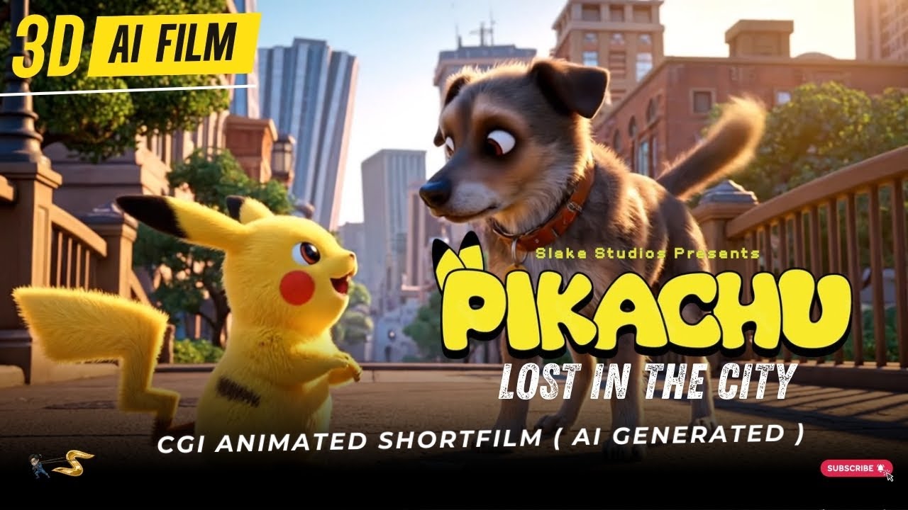 Tiny Pikachu SEPARATED from Trainer in Massive City... His 24-Hour Survival Story! 🌃⚡