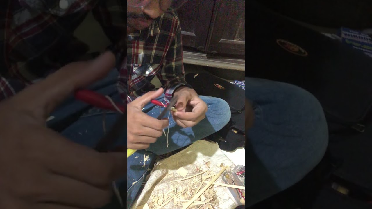 How to make a reed ? - रीड कैसे बनाते है ,, शहनाई रीड