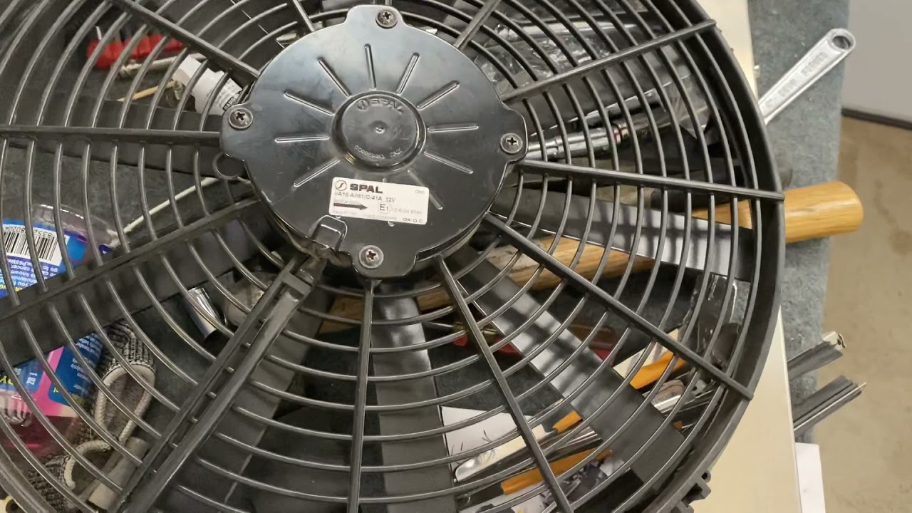 65 Mustang mechanical vs electric fan part one.