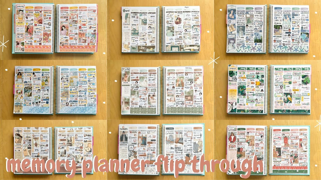 2023 memory planner flip through