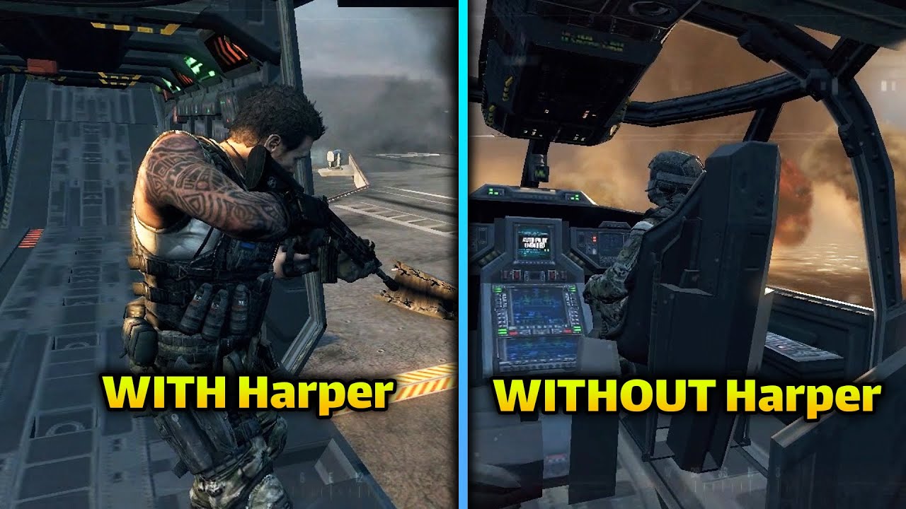 Getting in the VTOL With and Without Harper