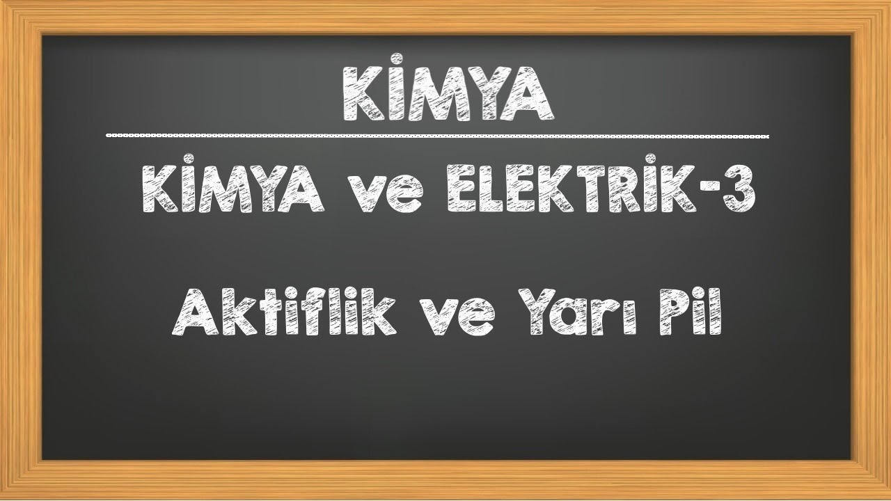 Aktiflik ve Yarı Pil Kavramı