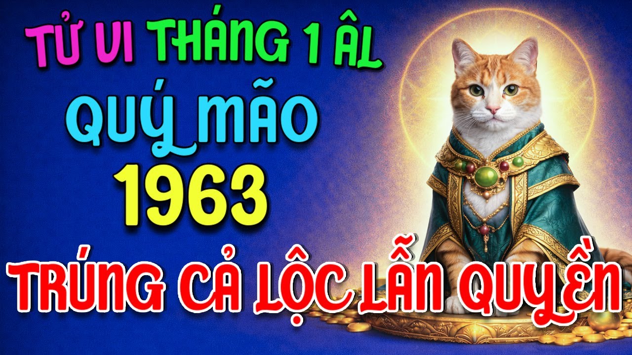 Tử Vi Tháng 1 Âm Lịch, Tuổi Quý Mão 1963 TIỀN – QUYỀN CÙNG TỚI, CHỈ SỢ LÀM ẨU