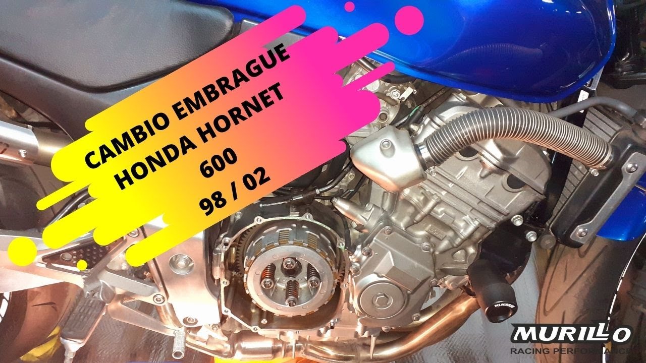 Cambio embrague Honda Hornet 600 98/02 . Paso a paso...
