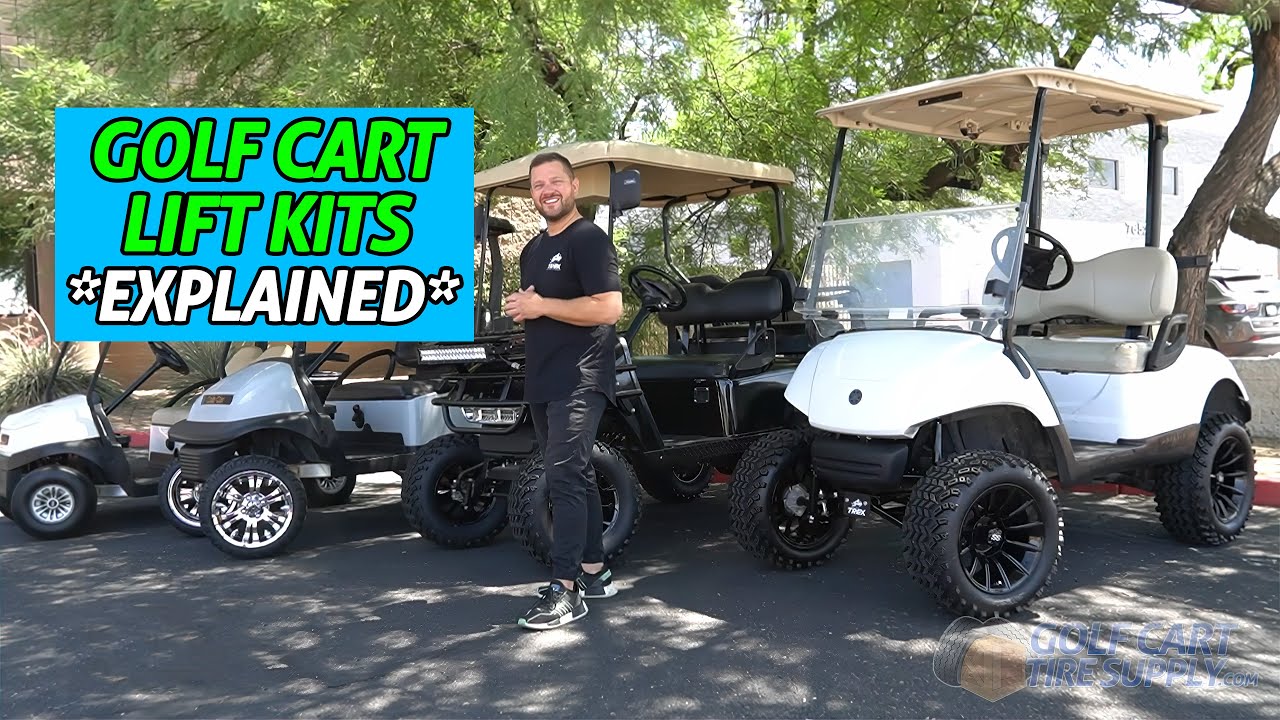 Lifted vs. Non-Lifted Golf Cart *Golf Cart Lift Kits EXPLAINED*
