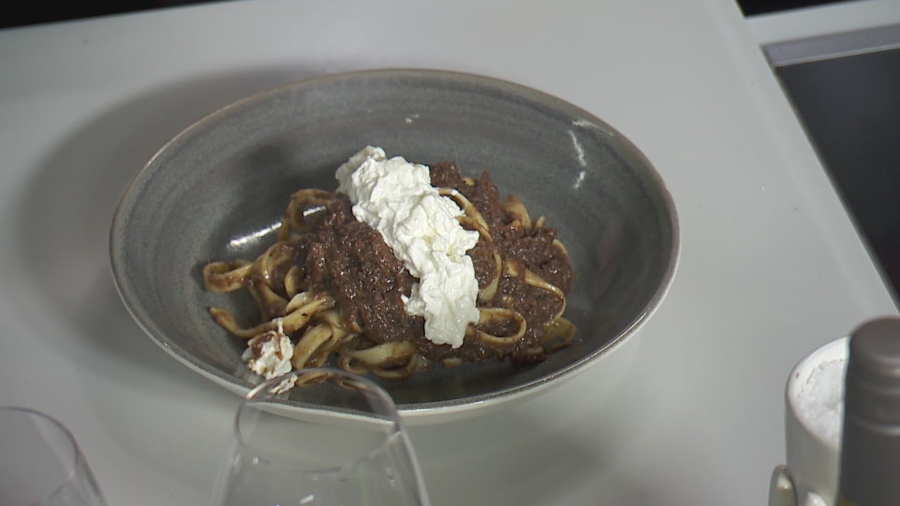 Lunchbreak: Wagyu Beef Cheek Fettuccine with Stracciatella 
