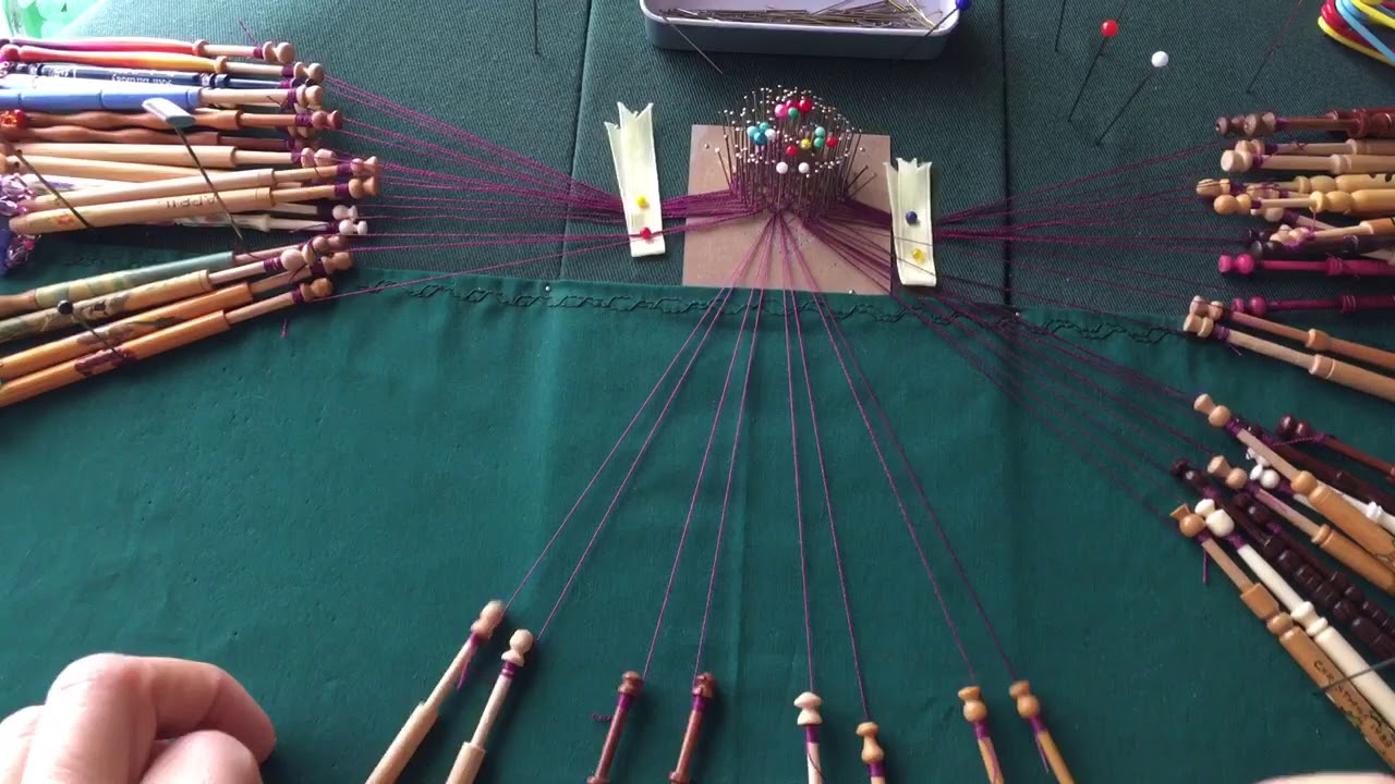 Bobbin Lacemaking, Torchon Lace Snowflake or Compound Spiders