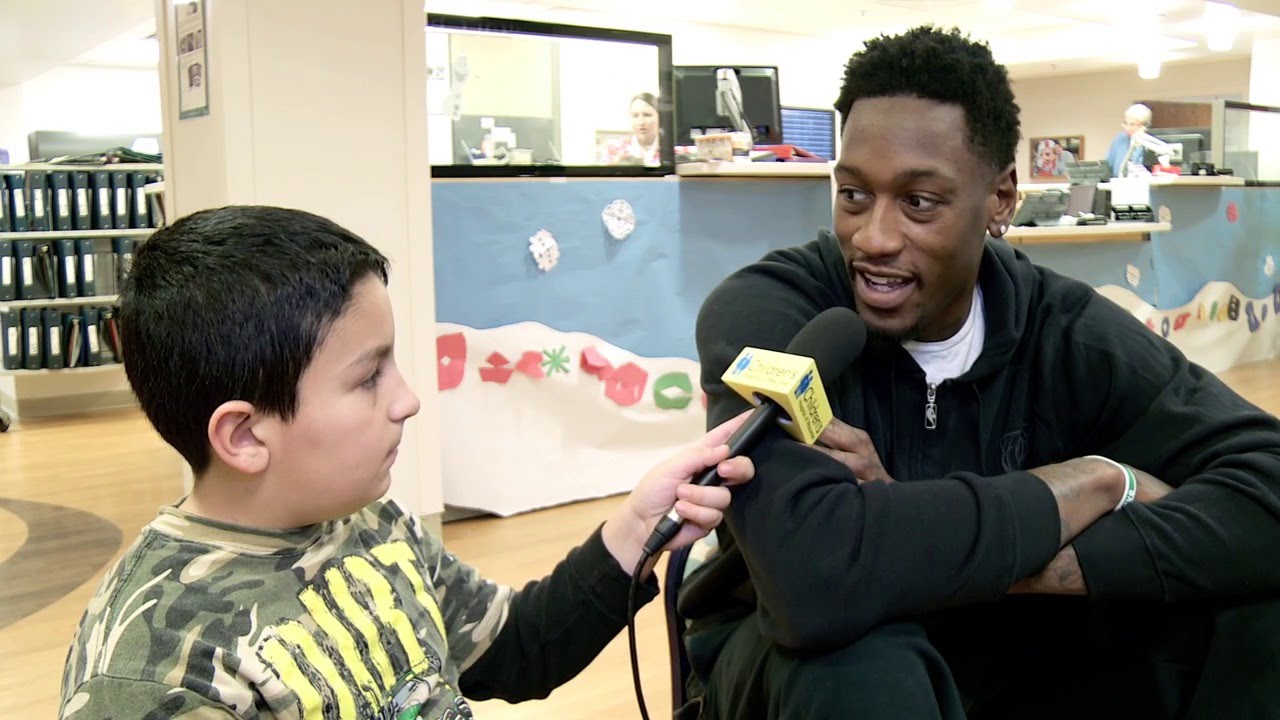 Interview with Milwaukee Bucks at Children's Hospital of Wisconsin