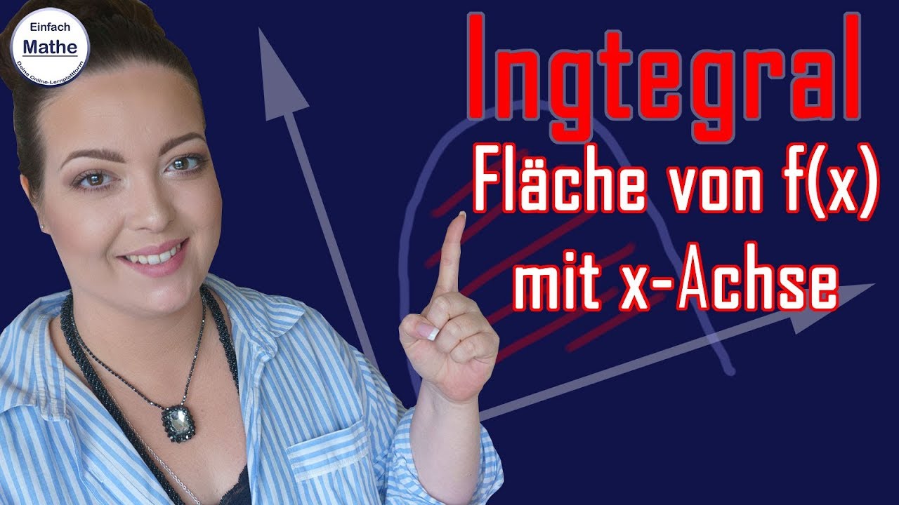 Flächeninhalt einer Funktion mit der x-Achse ohne gegebenen Grenzen by einfach mathe!