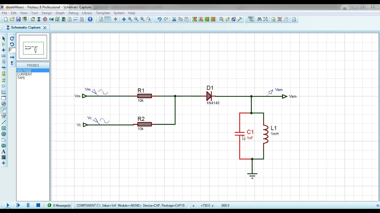 How does Single Diode Modulator Circuit work?