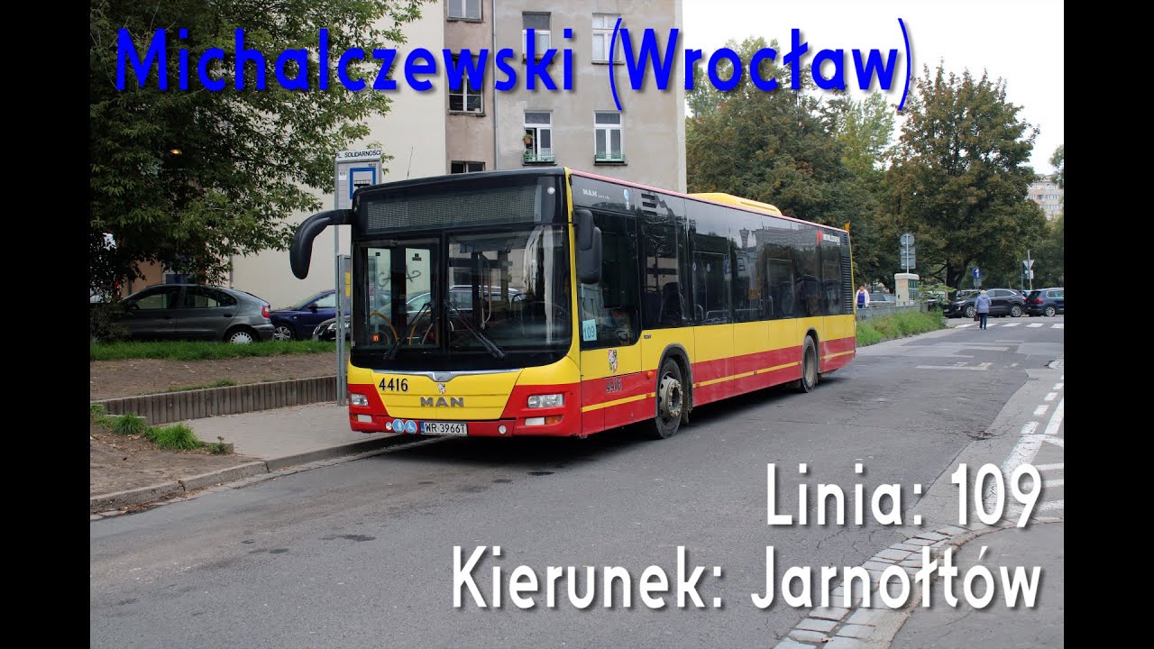 [🇵🇱PL] TIMELAPSE: Michalczewski (Wrocław) - Linia: [🚍109]