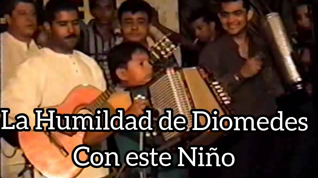Cuando Diomedes Diaz le dio la Oportunidad a un niñ0 de tocarle el acordeon